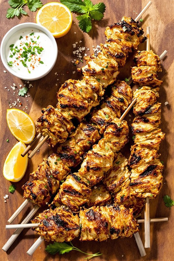 middle eastern chicken kabobs