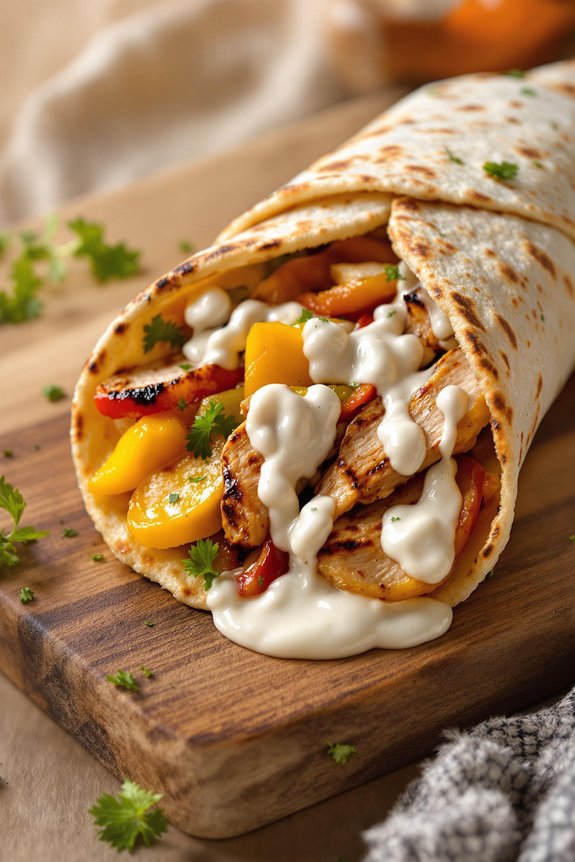 middle eastern grilled chicken shawarma
