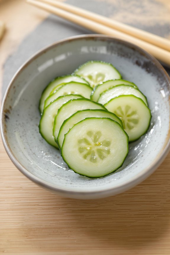 miso infused cucumber salad recipe