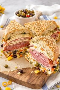 muffaletta sandwich recipe details