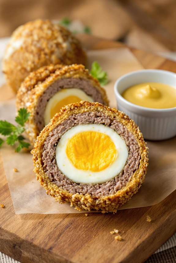 perfectly cooked scotch eggs