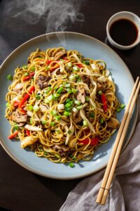 quick and comforting chow mein