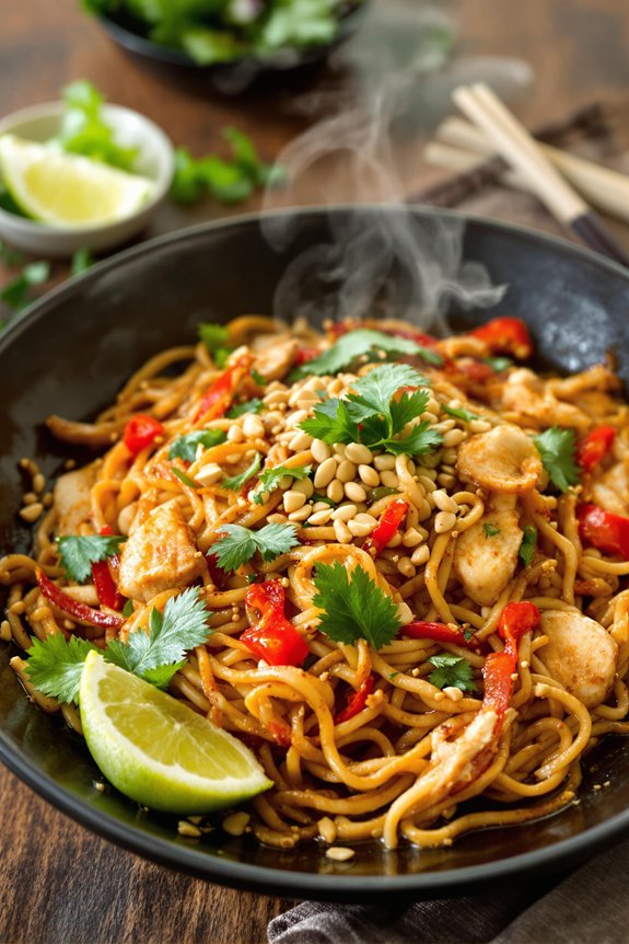 quick flavorful thai noodles