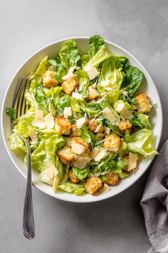 restaurant quality caesar salad