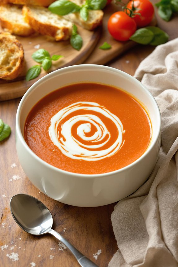 rich creamy tomato bisque