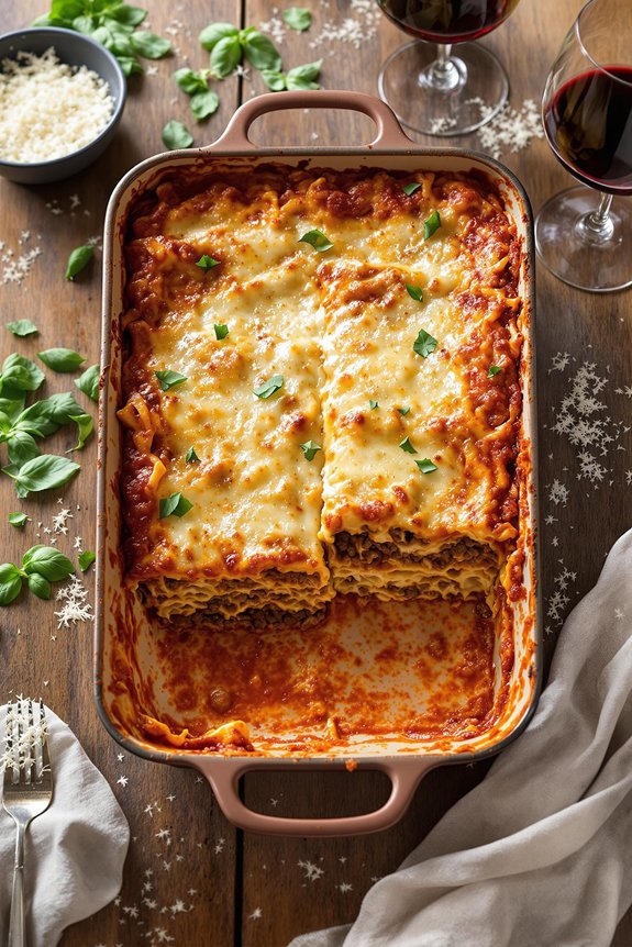 rustic italian family lasagna