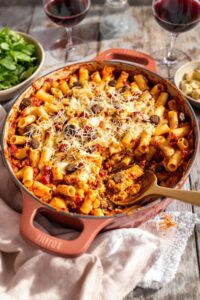 rustic sausage rigatoni recipe