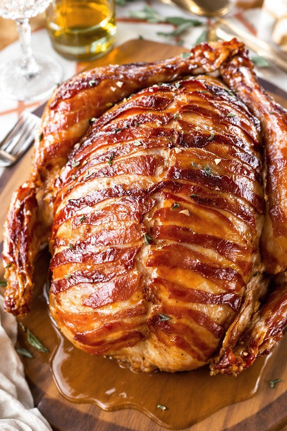 sage buttered maple turkey preparation
