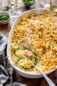 salmon alfredo casserole recipe