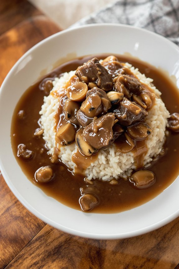 savory beef tips recipe
