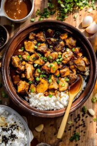 savory filipino pork dish