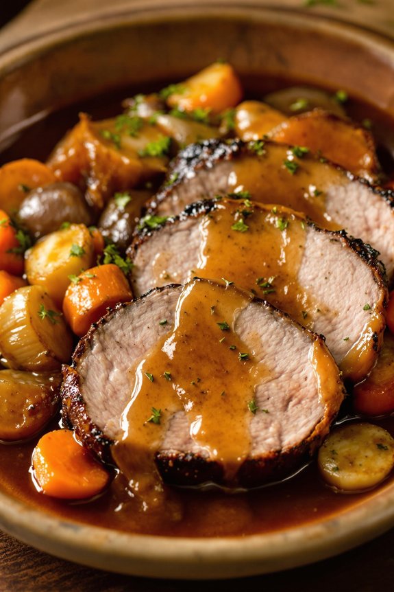 savory guinness braised pork roast