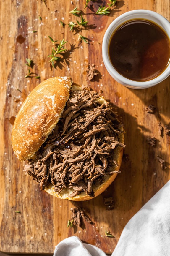 savory slow cooked sandwich recipe