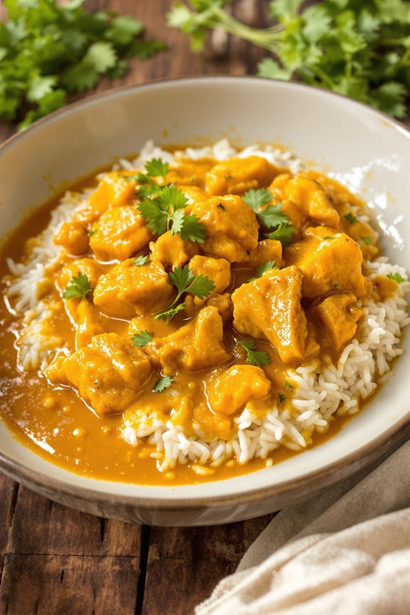 simple and flavorful chicken curry