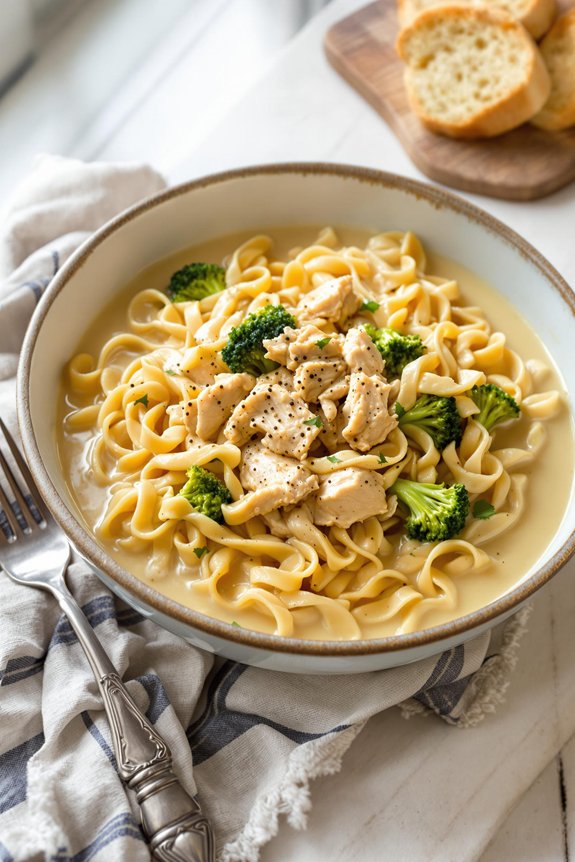 slow cooker chicken noodles