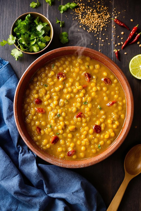 spiced lentil comfort dish