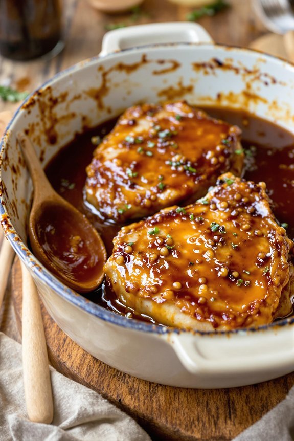 sweet and savory pork chops