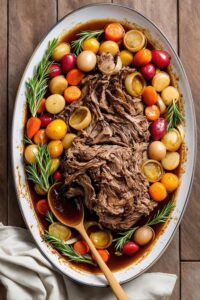 tender and flavorful roast