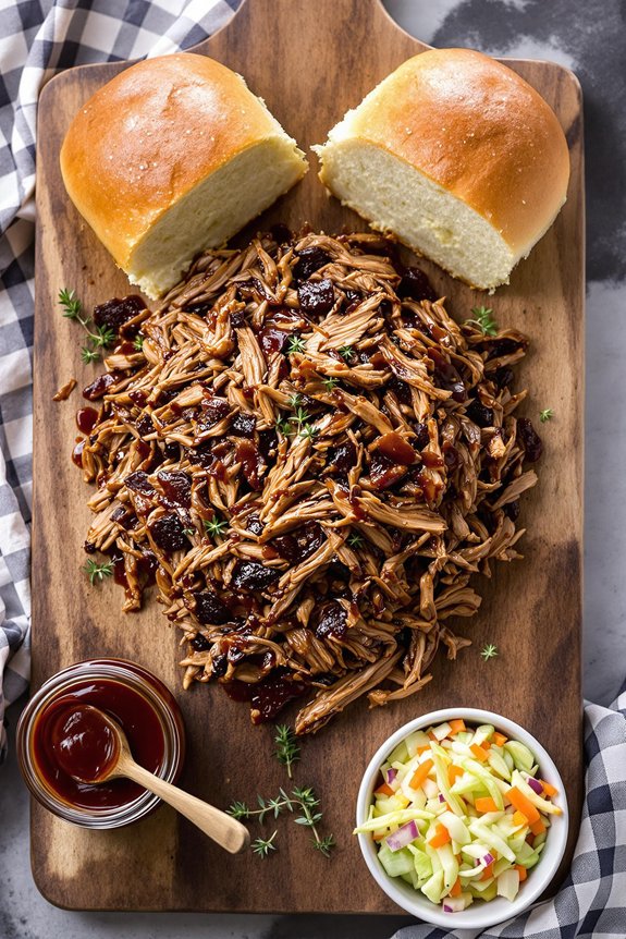 tender barbecue pulled pork