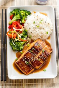 teriyaki glazed salmon recipe