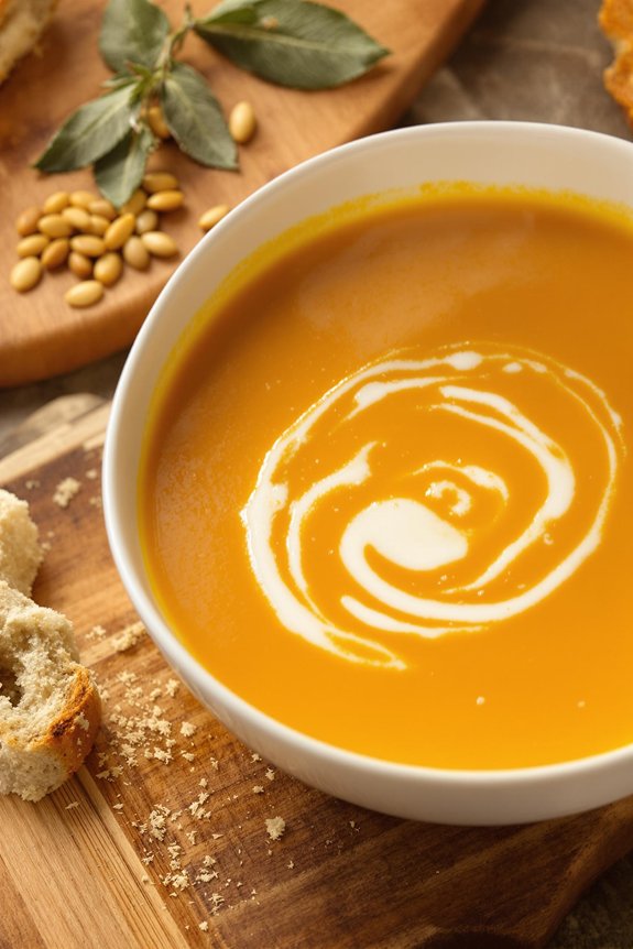 velvety butternut squash soup